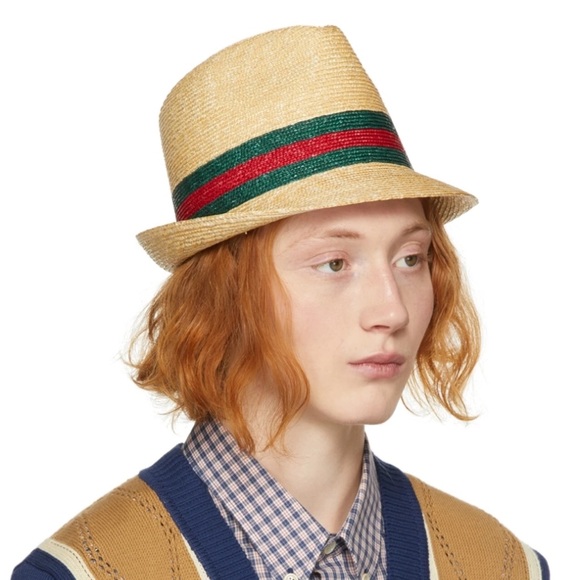 👒 Authentic Gucci woven straw bucket hat - Picture 4 of 12